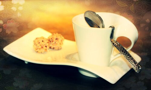 Cappuccino cover tableware photo