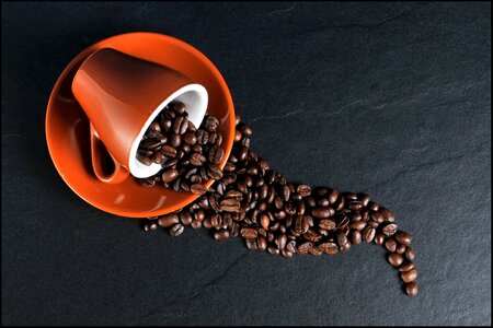 Coffee cup beans cool wallpaper