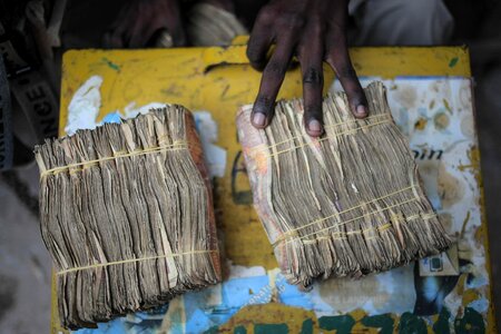 Money people fingers