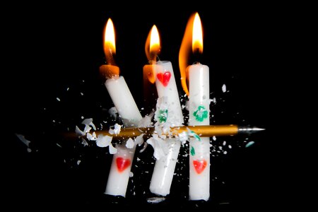 Fire burn arrow