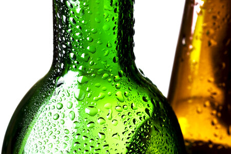 Wet Glass Bottles photo