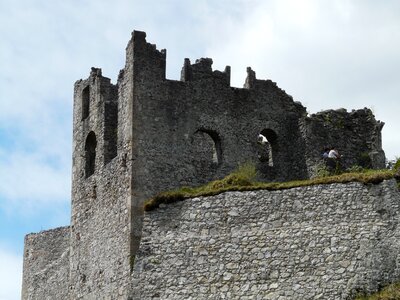 Tower window stones photo