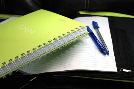 Book crayon notebook photo