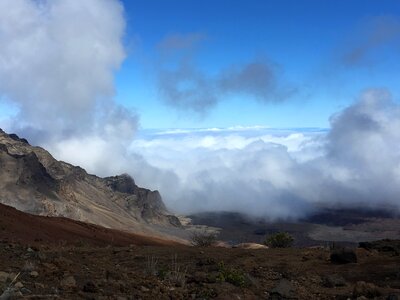 Trail in Haleakala National Park, Maui, Hawaii