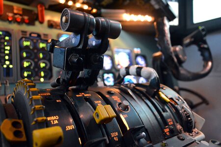 Air Force aircraft cockpit