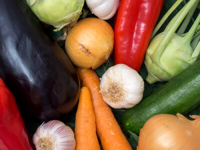 Vegetable Mix Closeup photo
