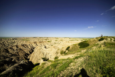 Ridges and Rock formations in Badlands National Park photo