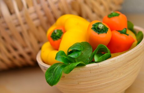 Snack vegetables healthy rich in vitamins photo