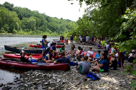 Amount break kayaking photo