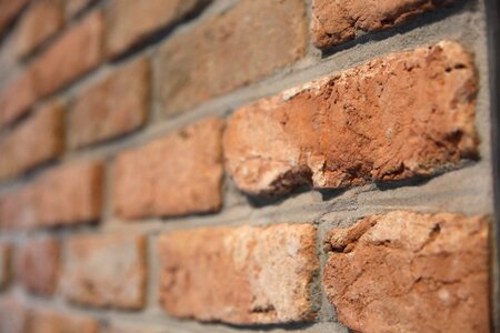 Wall brick red brick photo