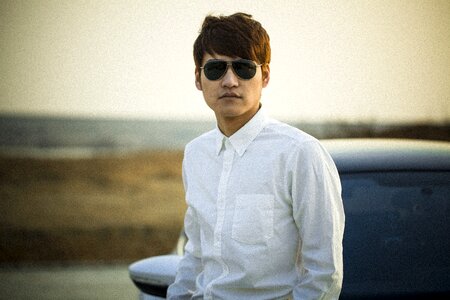 Glasses creative shooting taobao