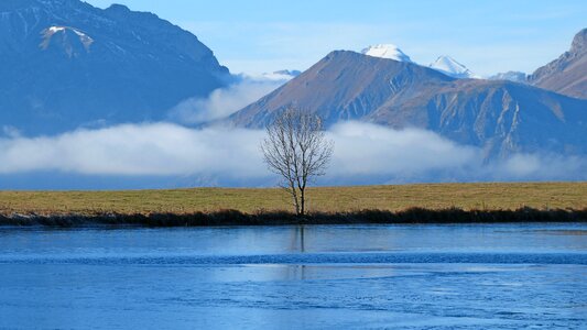 Lake mountain alps photo