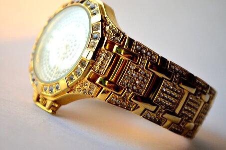Jewelry Watch Gold Diamonds photo