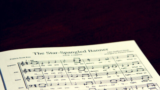 Star Spangled Banner Sheet Music photo