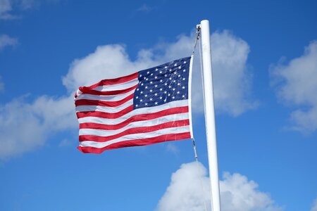 American flag freedom america photo