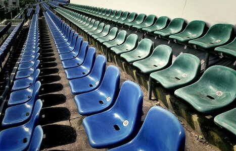 Football stadium audience viewers