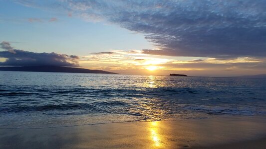 Beachfront paradise summer season photo