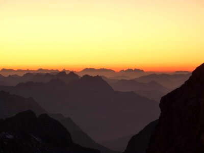 Backlight canyon dawn