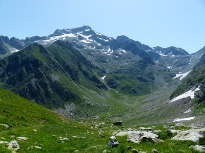 Idyllic beautiful hiking photo