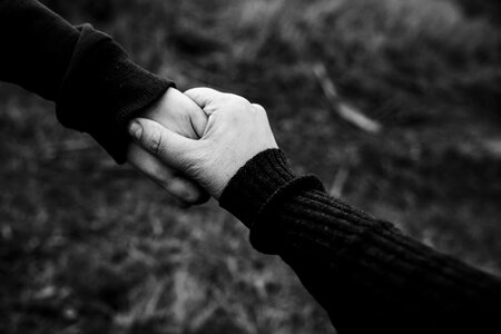 Hand hands man