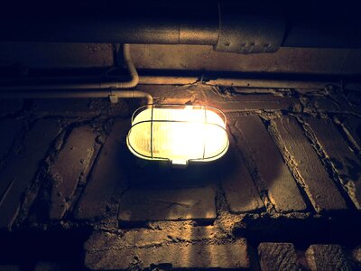 Basement darkness lamp photo