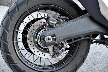 Brake device tire photo