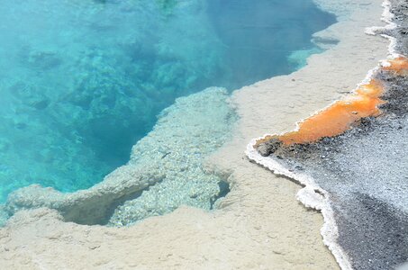 Wyoming hot pool thermal feature photo