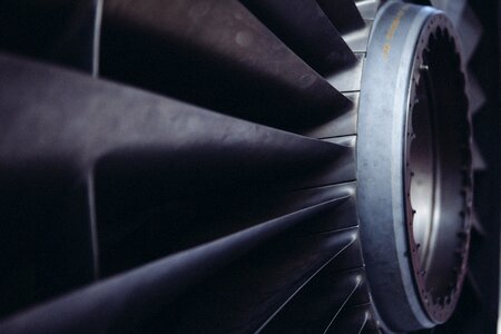 Airplane Engine Turbine photo