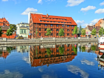 The Old Port Granary built in 1835 in Bydgoszcz photo