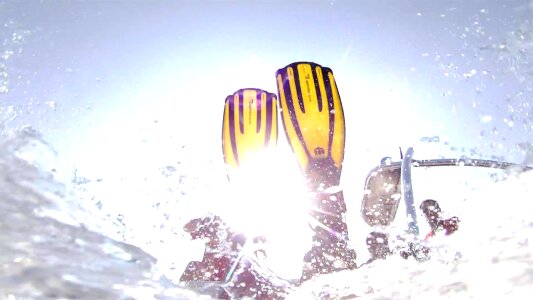 Underwater sea lichtspiel photo