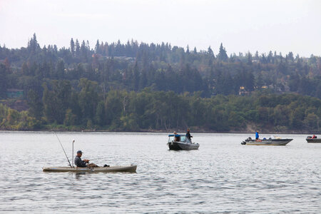 Kayak fishing photo