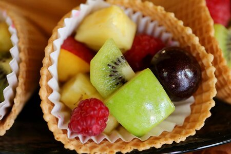 Salad Bar fruit ice cream