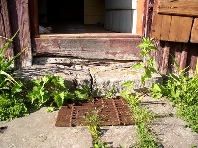 Door mat farm hut