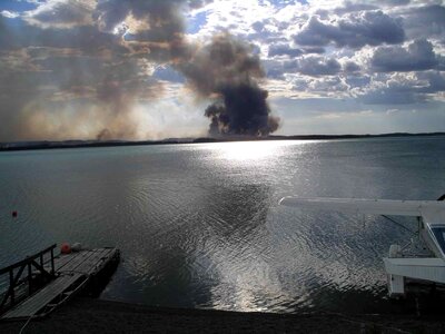 Basin fire forest photo