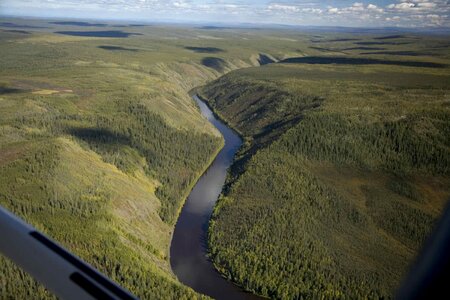 River canyon geology