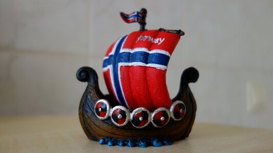 Viking souvenirs gift flag photo