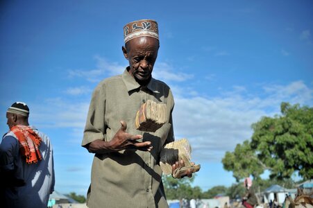 People old man merchant photo