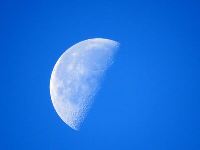 Sky daytime the moon by day