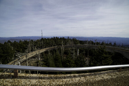 The Winding Trail to the top of the tower at Great Smoky Mountains National Park, Tennessee photo