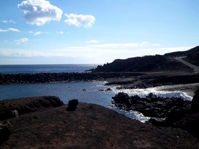 Nature coast line landscape