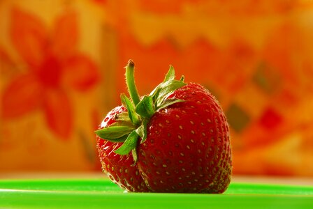 Fruit strawberry red