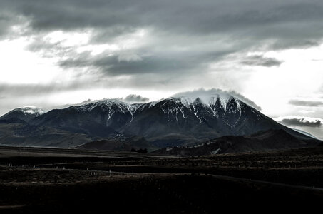 Mountain Landscape near Christchurch, New Zealand photo