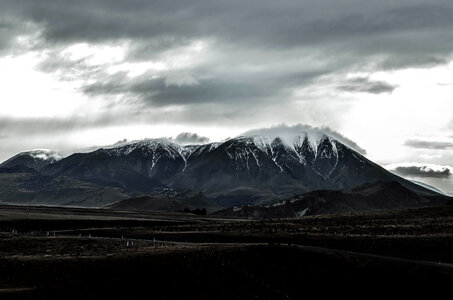 Mountain Landscape near Christchurch, New Zealand