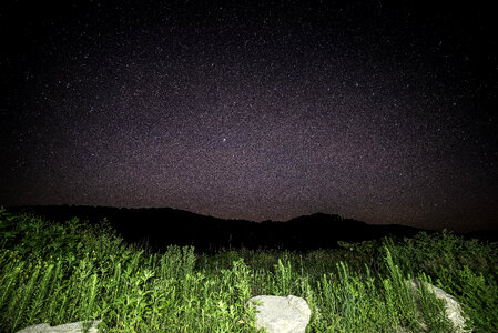 Stars over the Hills at Hogback Prairie photo