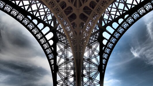 Eiffel tower places of interest century exhibition photo