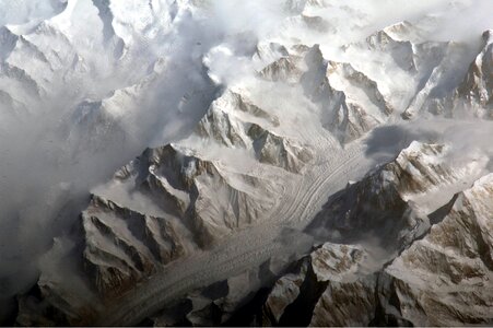 Mountains snow ice