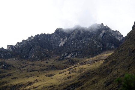 Inca trail to Machu Picchu, Cusco, Peru photo