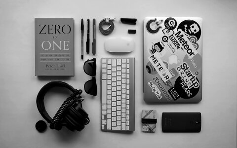 Neat organized desk