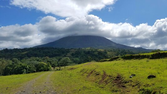 Mountain landscape volcano