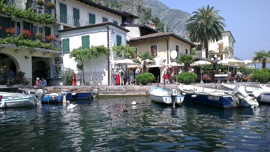 Water port boats photo